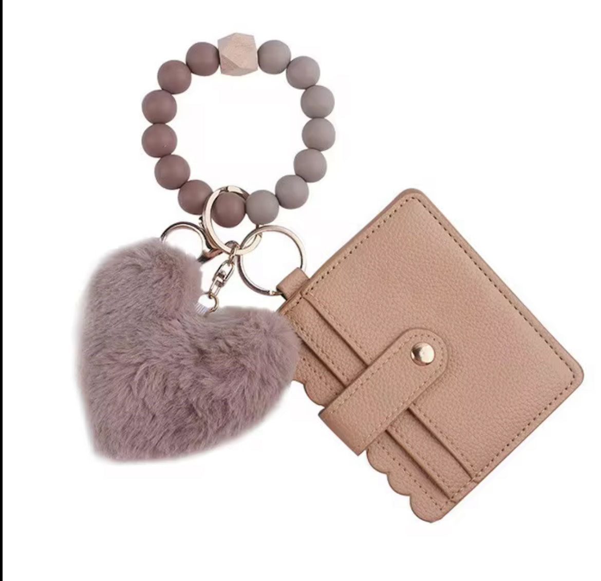 Cardholder Wallet Wristlets With Heart
