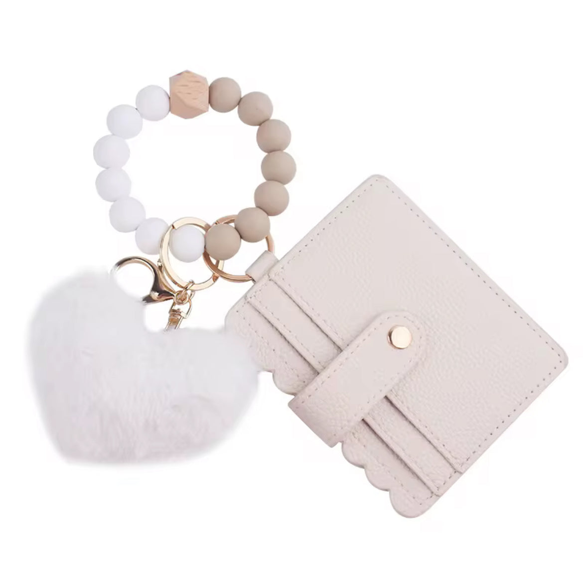 Cardholder Wallet Wristlets With Heart