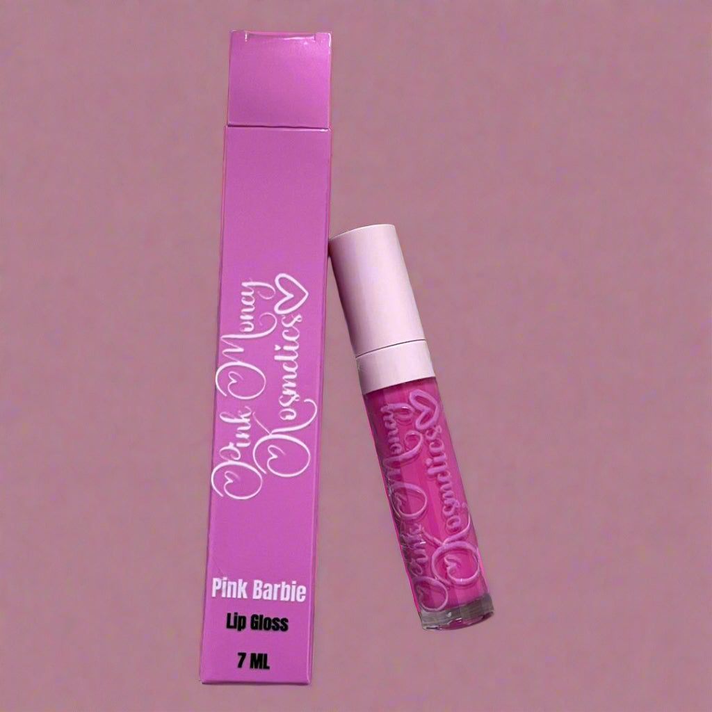 Pink Barbie lipgloss