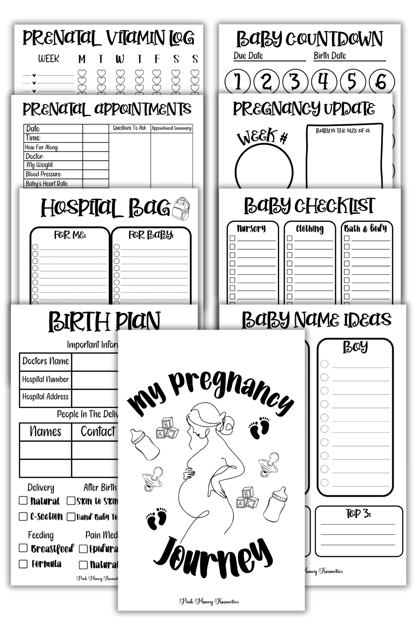Pregnancy Journey Bundle (Digital File)