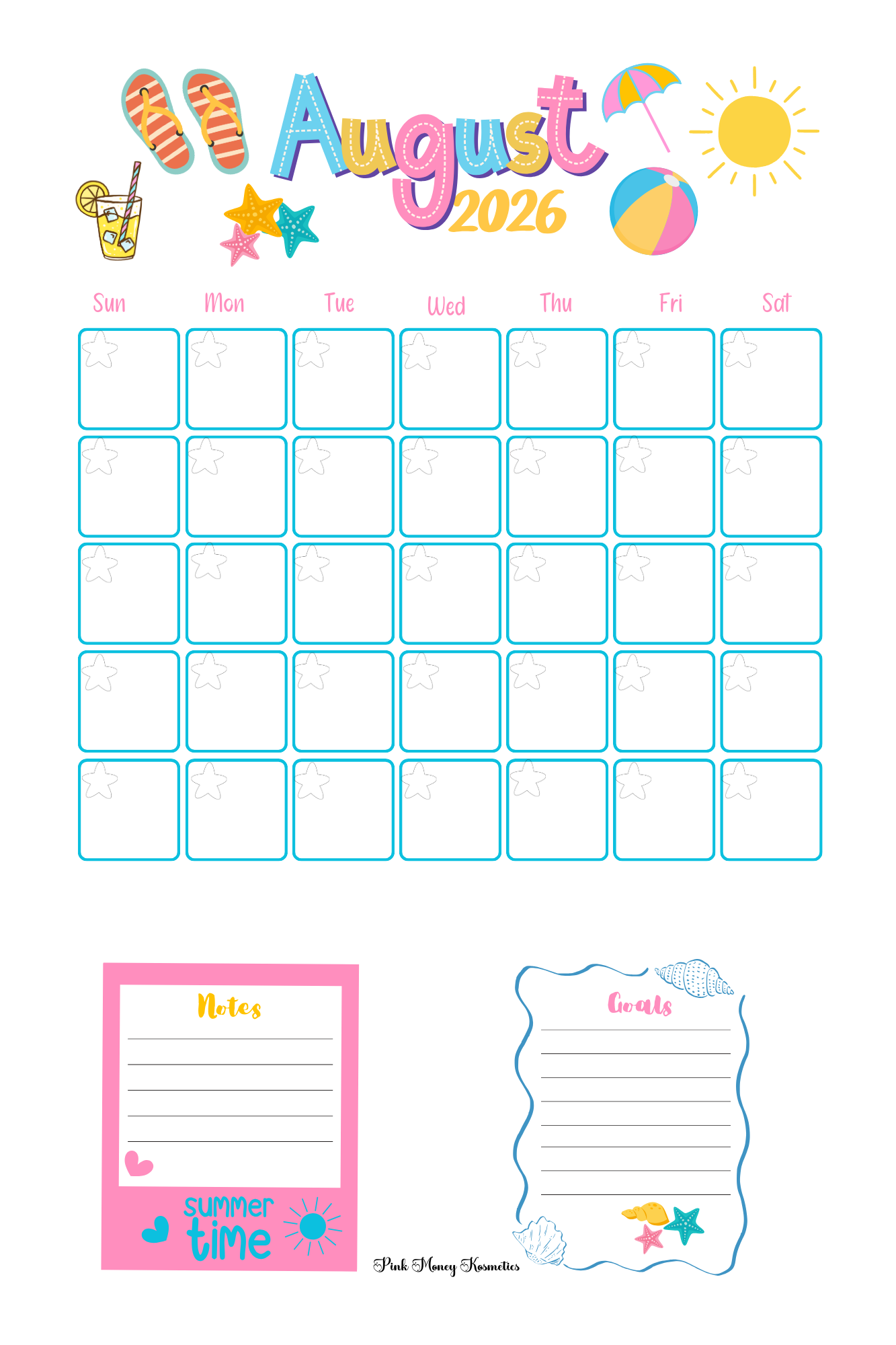 2026 Calender Pages (Digital File)