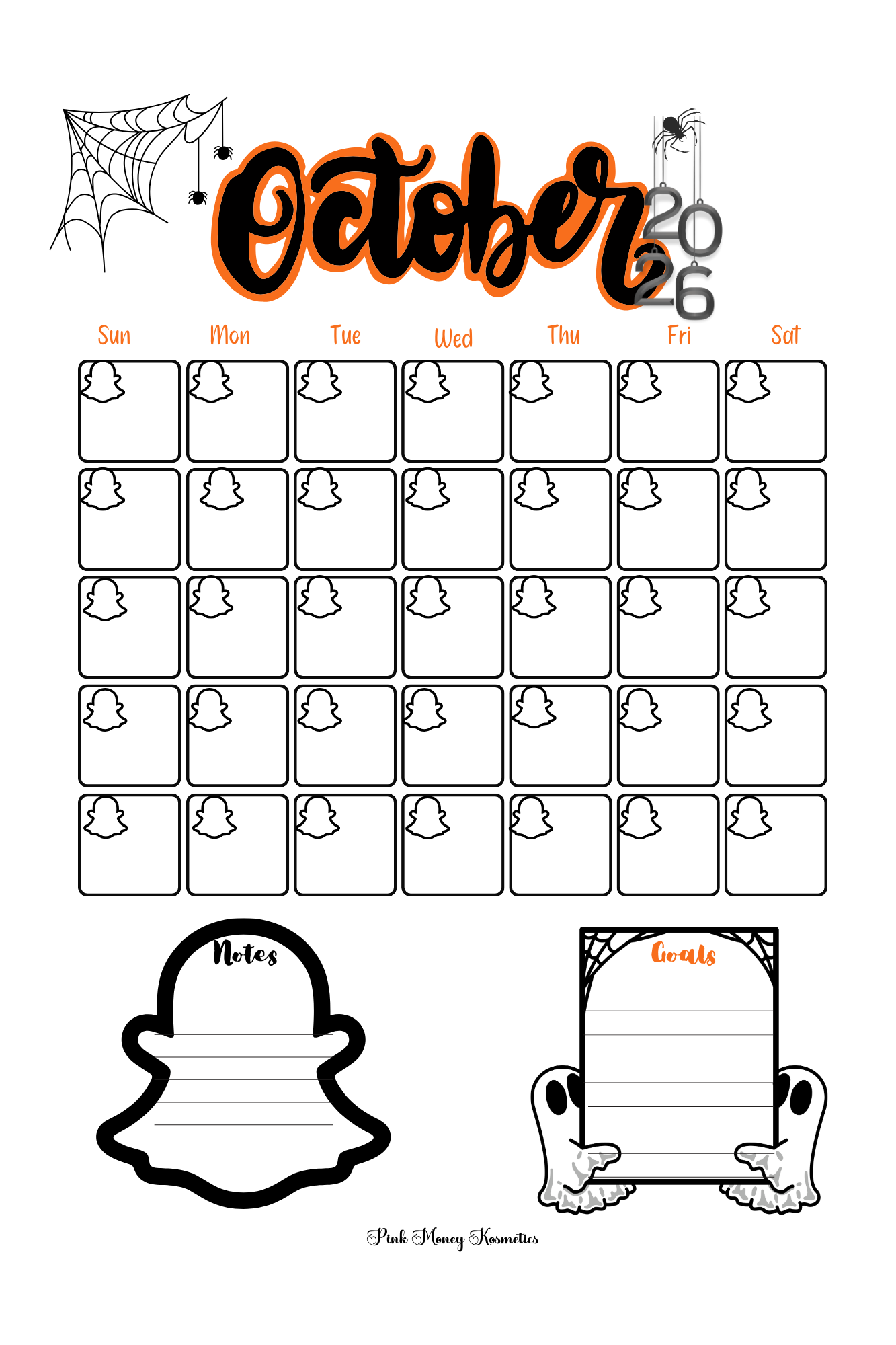2026 Calender Pages (Digital File)