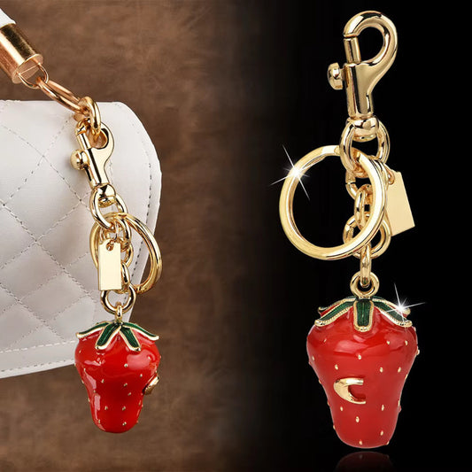 Strawberry Keychain Accessory