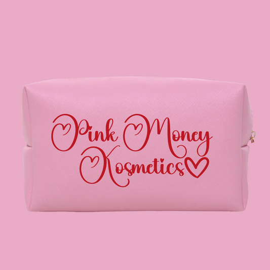 Pink & Red Makeup Bag Pouch (Limited Edition)