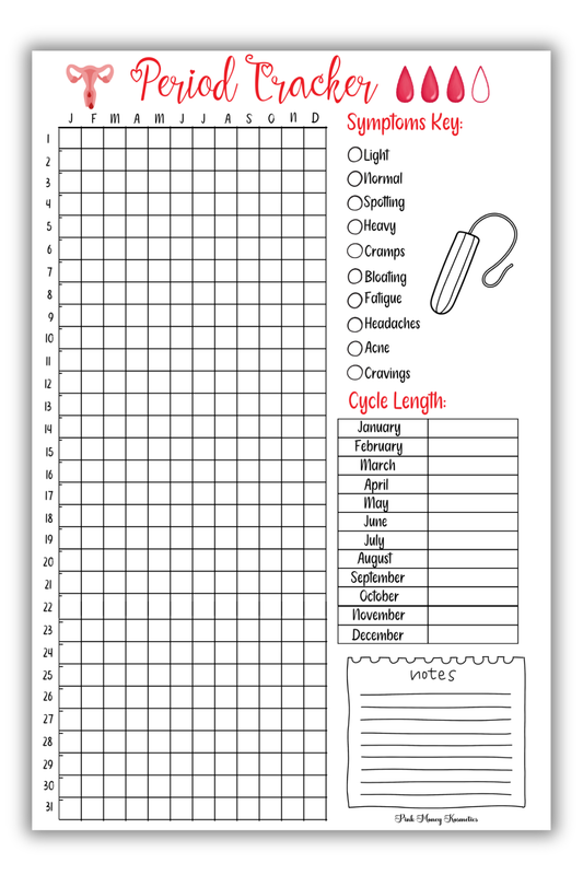 Period Tracker (Digital File)