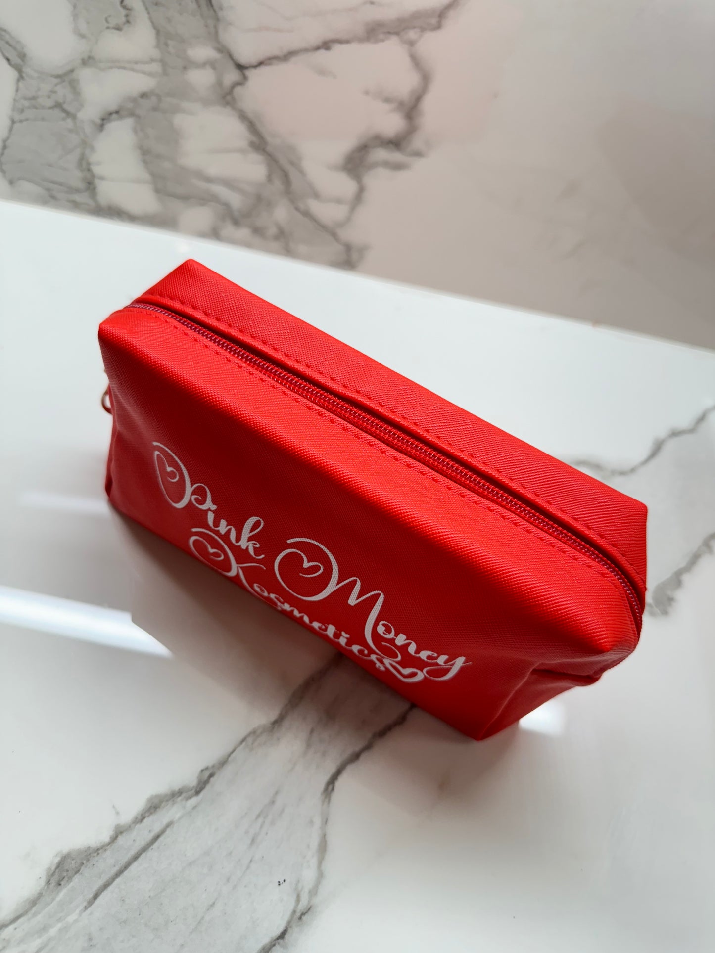 Red Makeup Bag Pouch