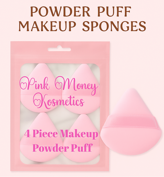 4 Piece Powder Puff