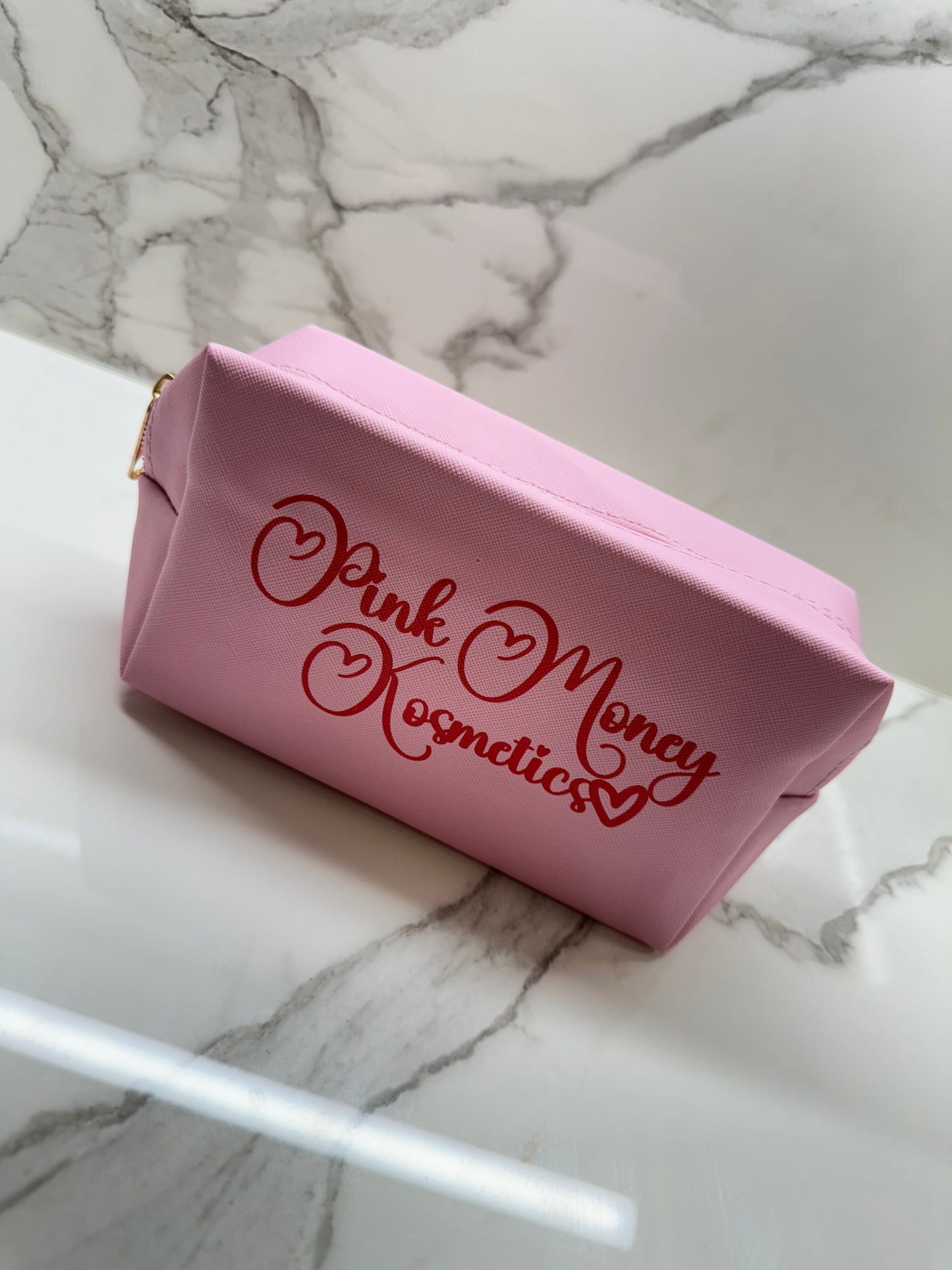 Pink & Red Makeup Bag Pouch (Limited Edition)