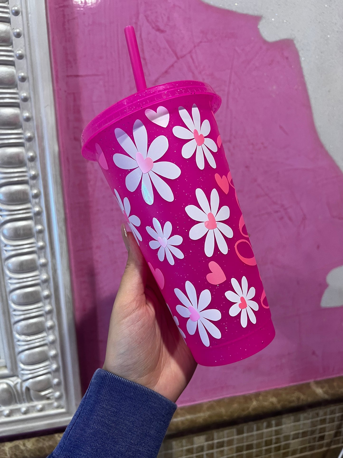 24oz Plastic Cup (Choose Color & Design)