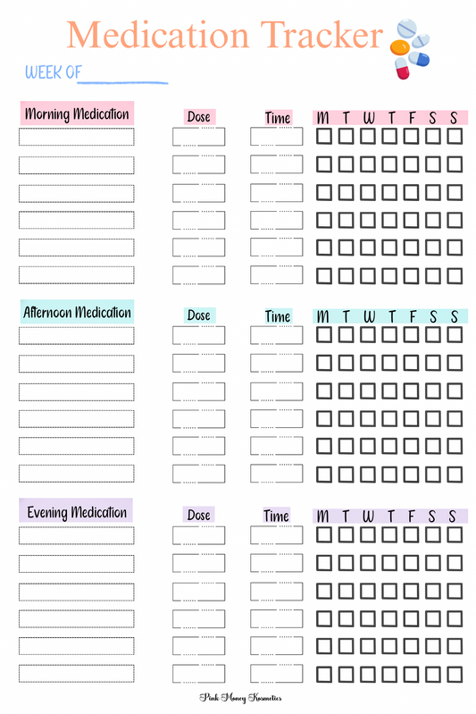 Medication Tracker (Digital File)