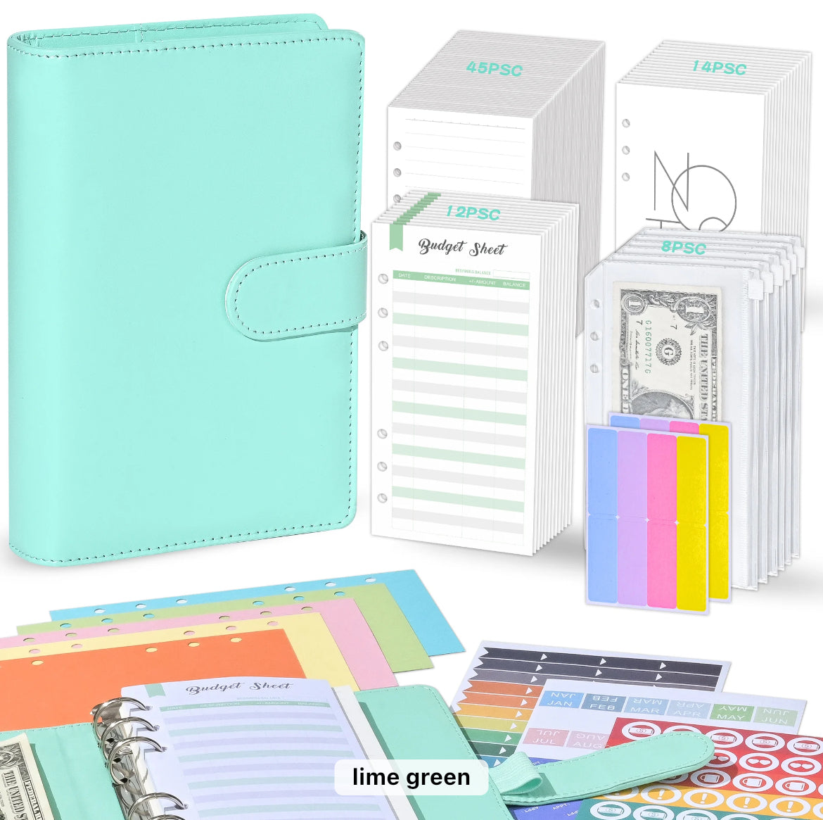 Customizable Budget Binder (Choose Color)