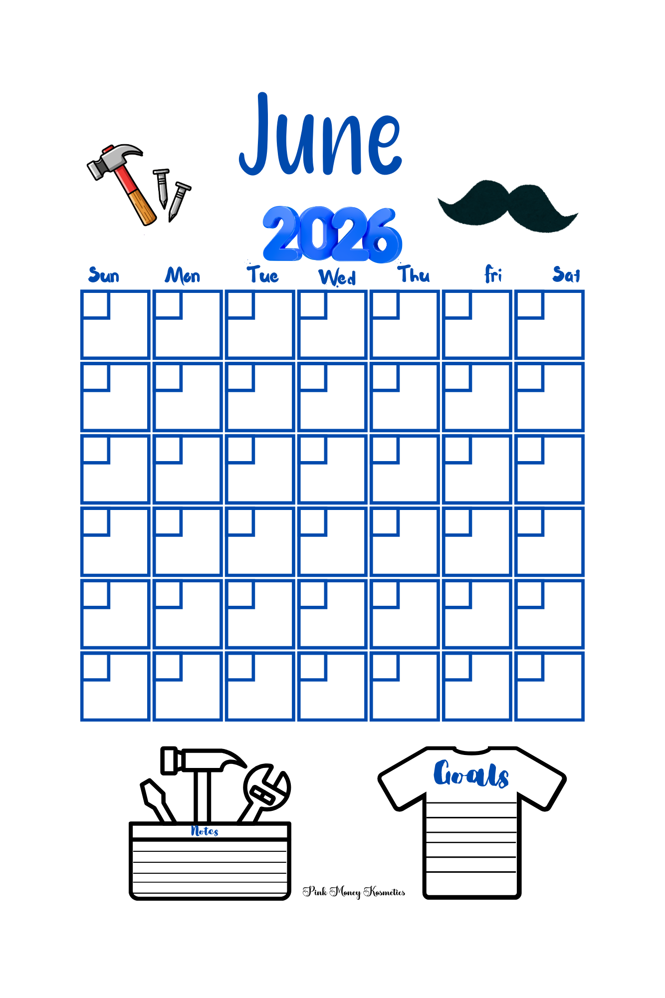 2026 Calender Pages (Digital File)