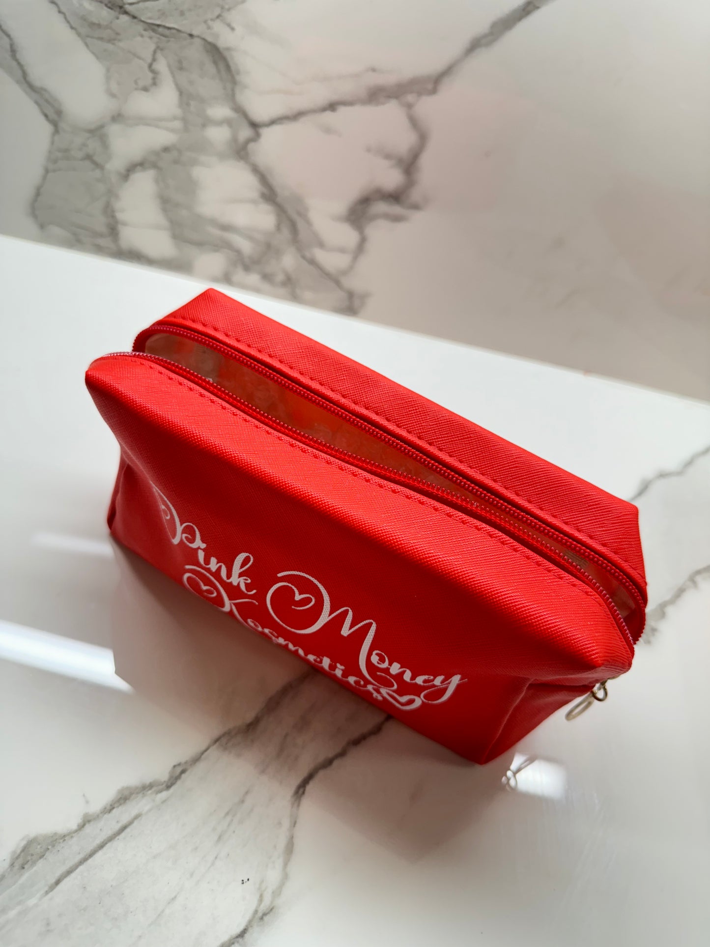 Red Makeup Bag Pouch