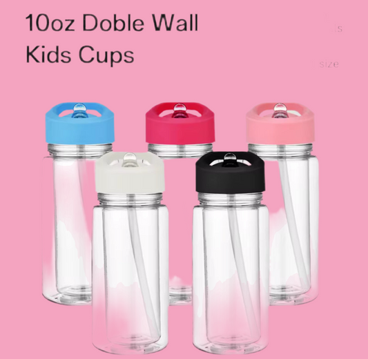 10oz Kids Plastic Sippy Cups