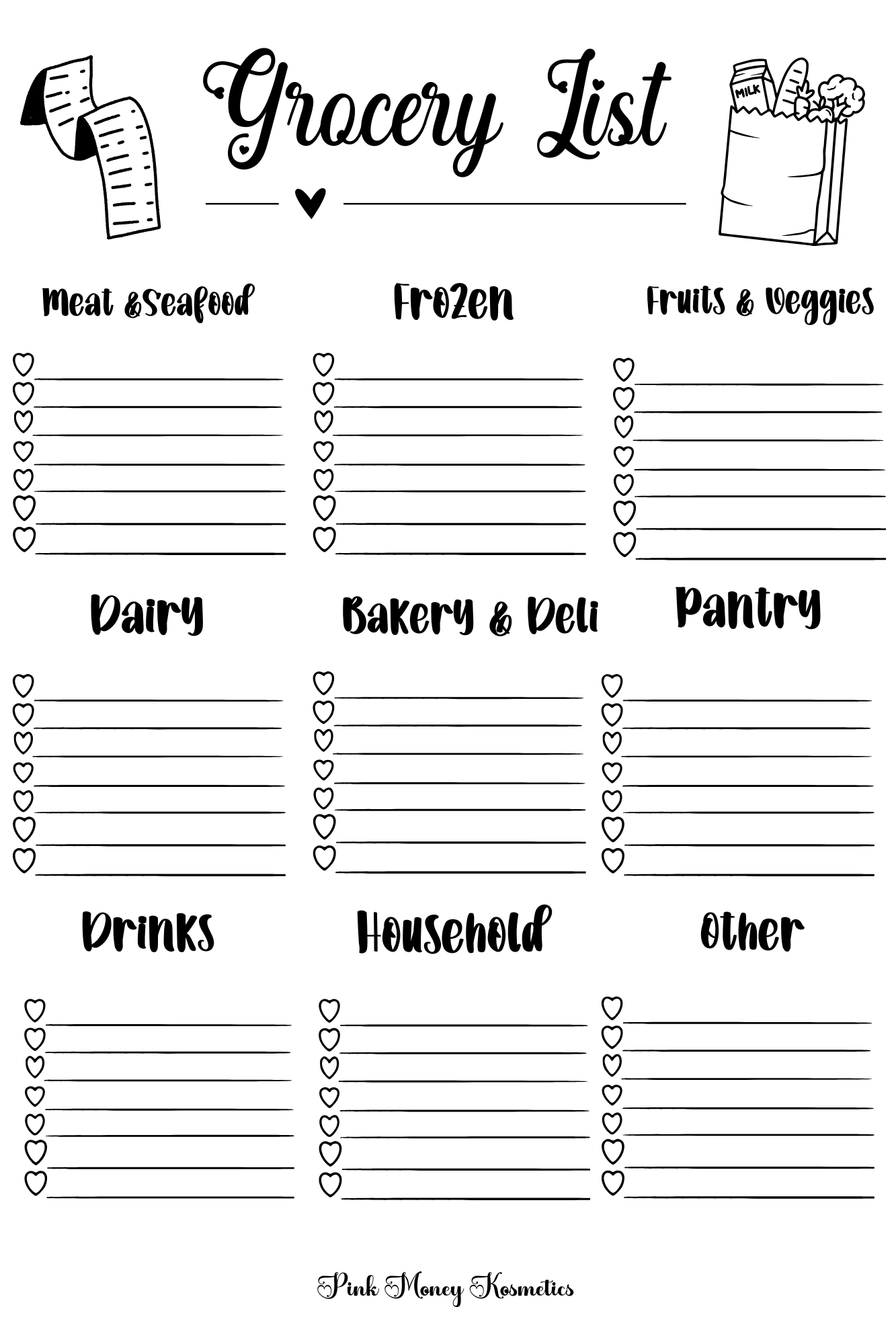 Grocery List (Physical Files)