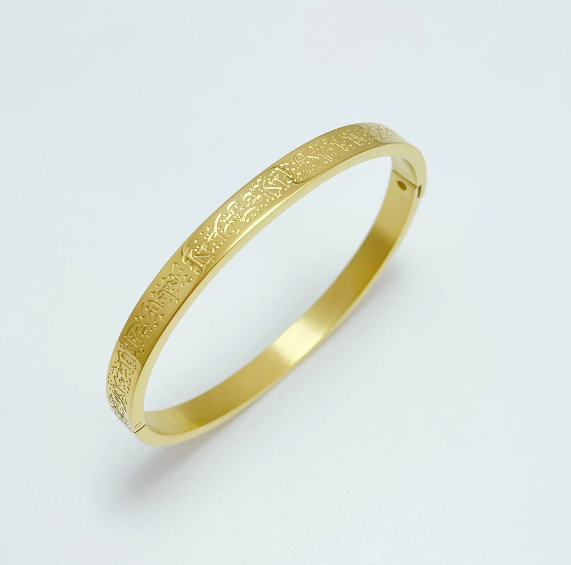 18K Arabic Bangles