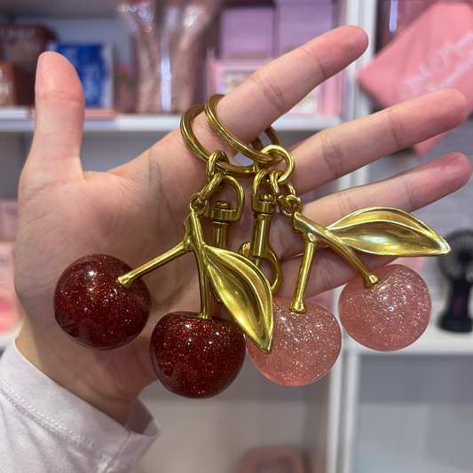 Cherry Keychain Accessory (Choose Color)