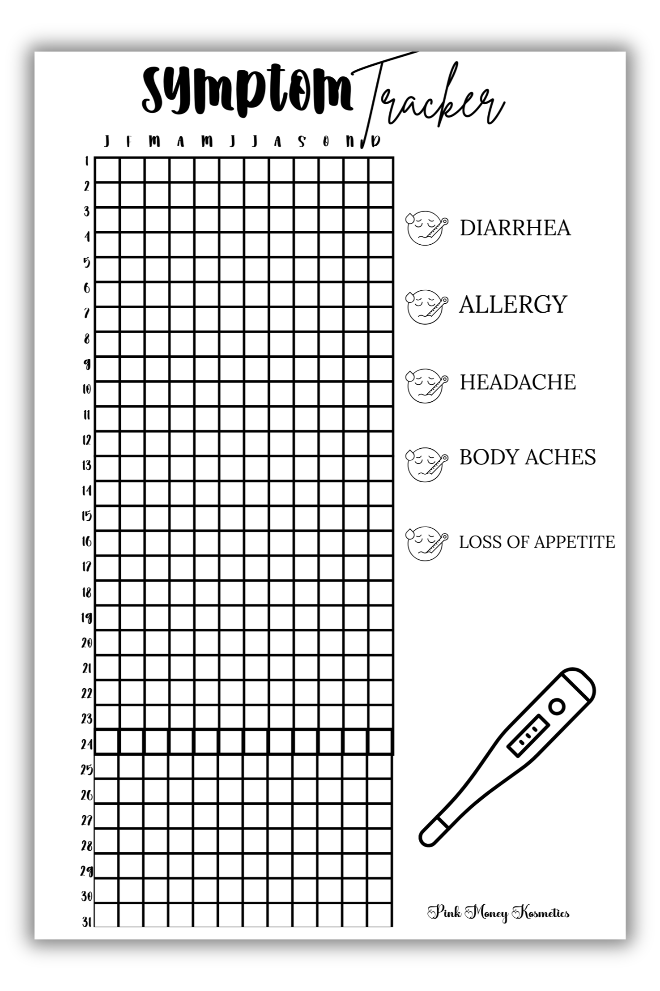 Symptom Tracker (Physical File)